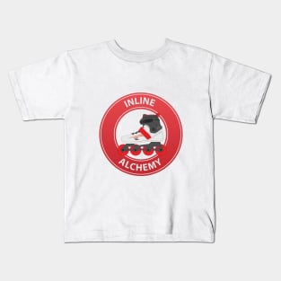 Inline Alchemy - Red Inline skate & rollerblade Kids T-Shirt